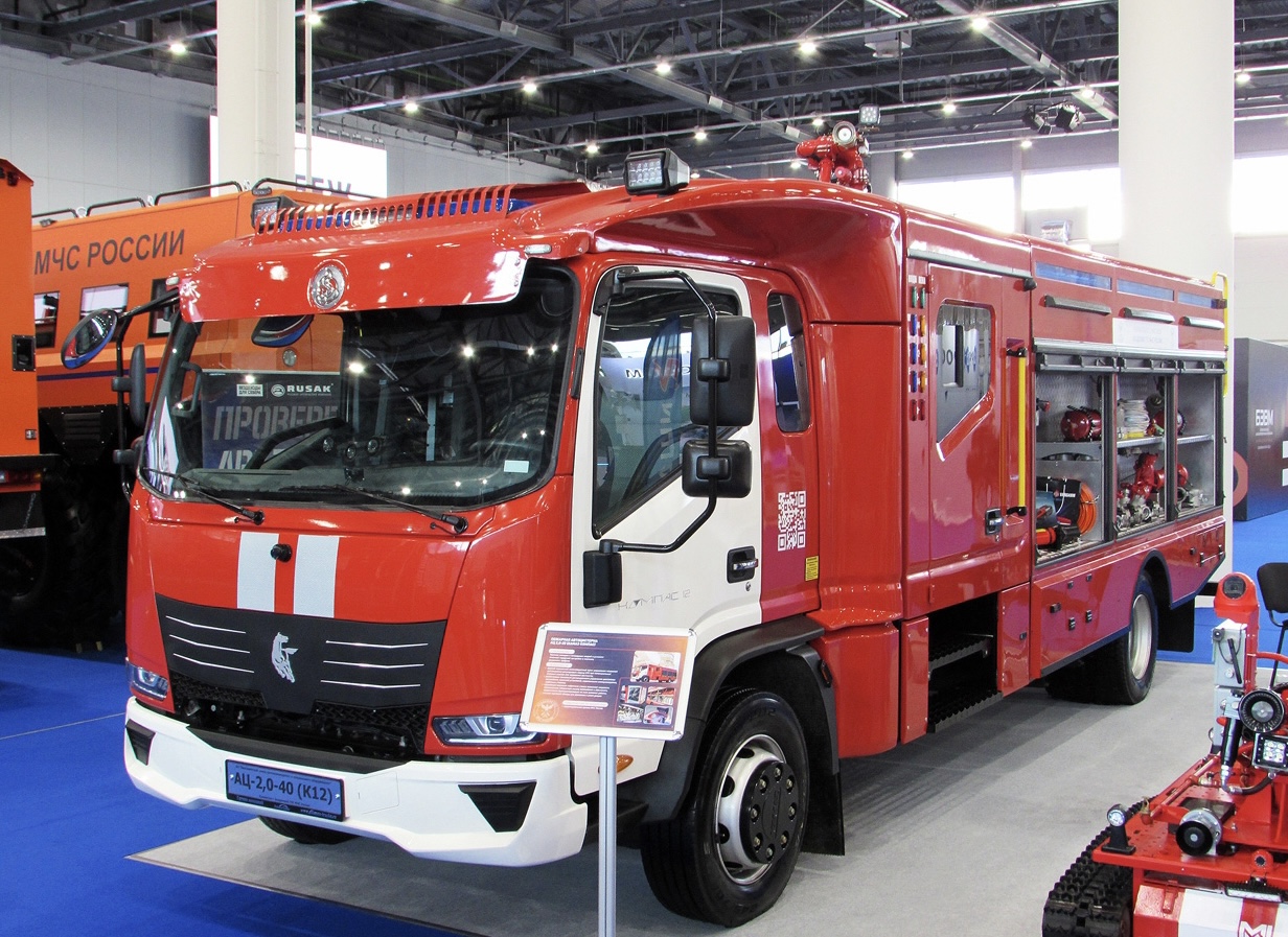 Пожарная автоцистерна на базе шасси КАМАЗ Компас 12
